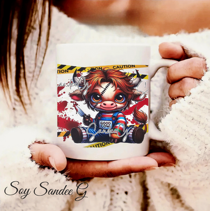 True Crime Cow - UVDTF Wrap for cups/hard surfaces sticker