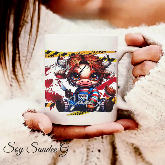 True Crime Cow - UVDTF Wrap for cups/hard surfaces sticker