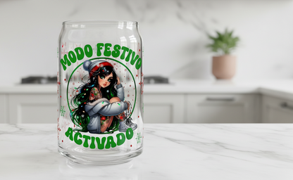 Modo Festivo (Festive Mode) - UVDTF wrap for cups/hard surfaces sticker
