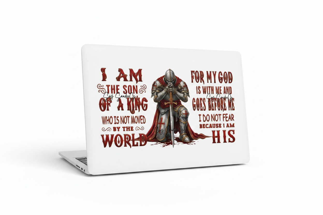 I am the Son of a King - UVDTF Wrap for cups/hard surfaces sticker