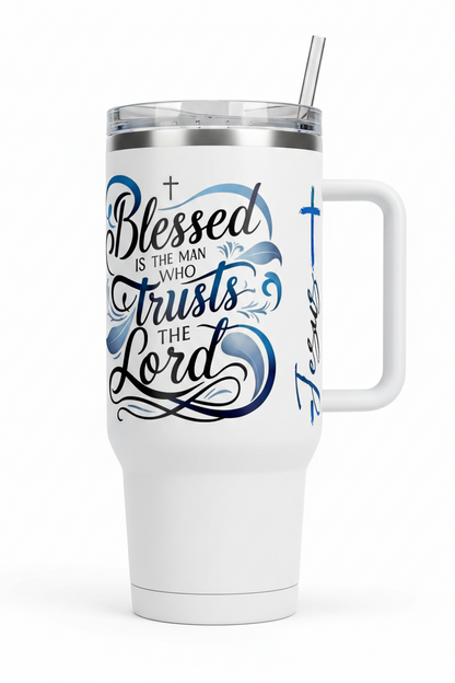 Blessed is the Man - UVDTF Wrap for cups/hard surfaces sticker