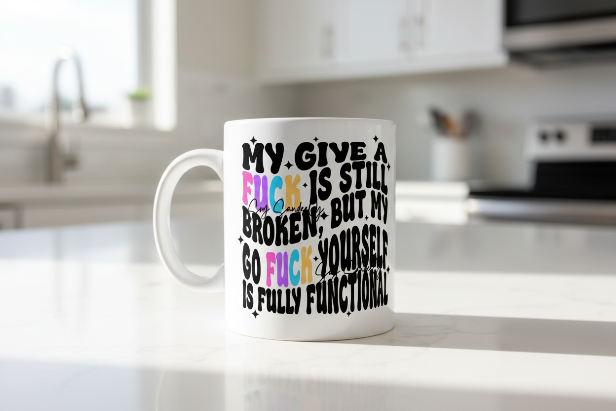 My Give a F - UVDTF Decal for cups/hard surfaces sticker