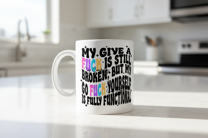 My Give a F - UVDTF Decal for cups/hard surfaces sticker