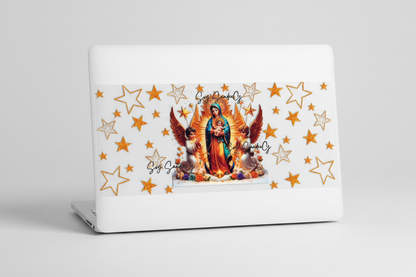 Virgencita & Angels - UVDTF Wrap for cups/hard surfaces sticker