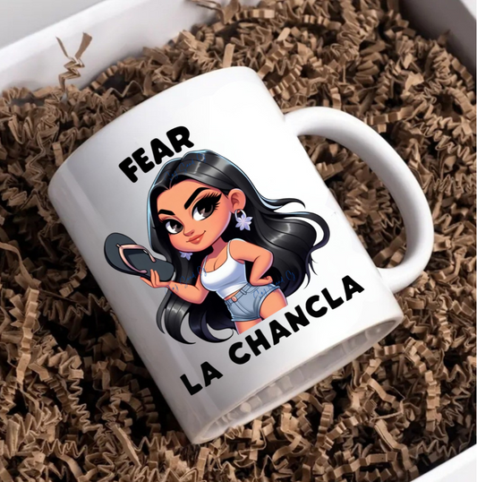 Fear la Chancla - UVDTF Decal for Cups/Hard Surfaces