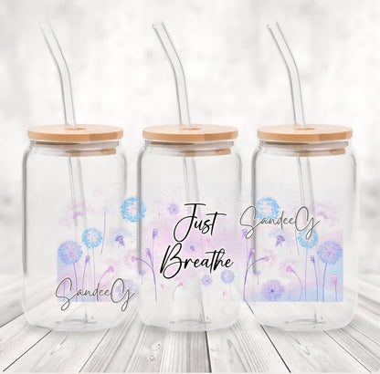 Just Breathe - UVDTF Wrap for cups/hard surfaces sticker