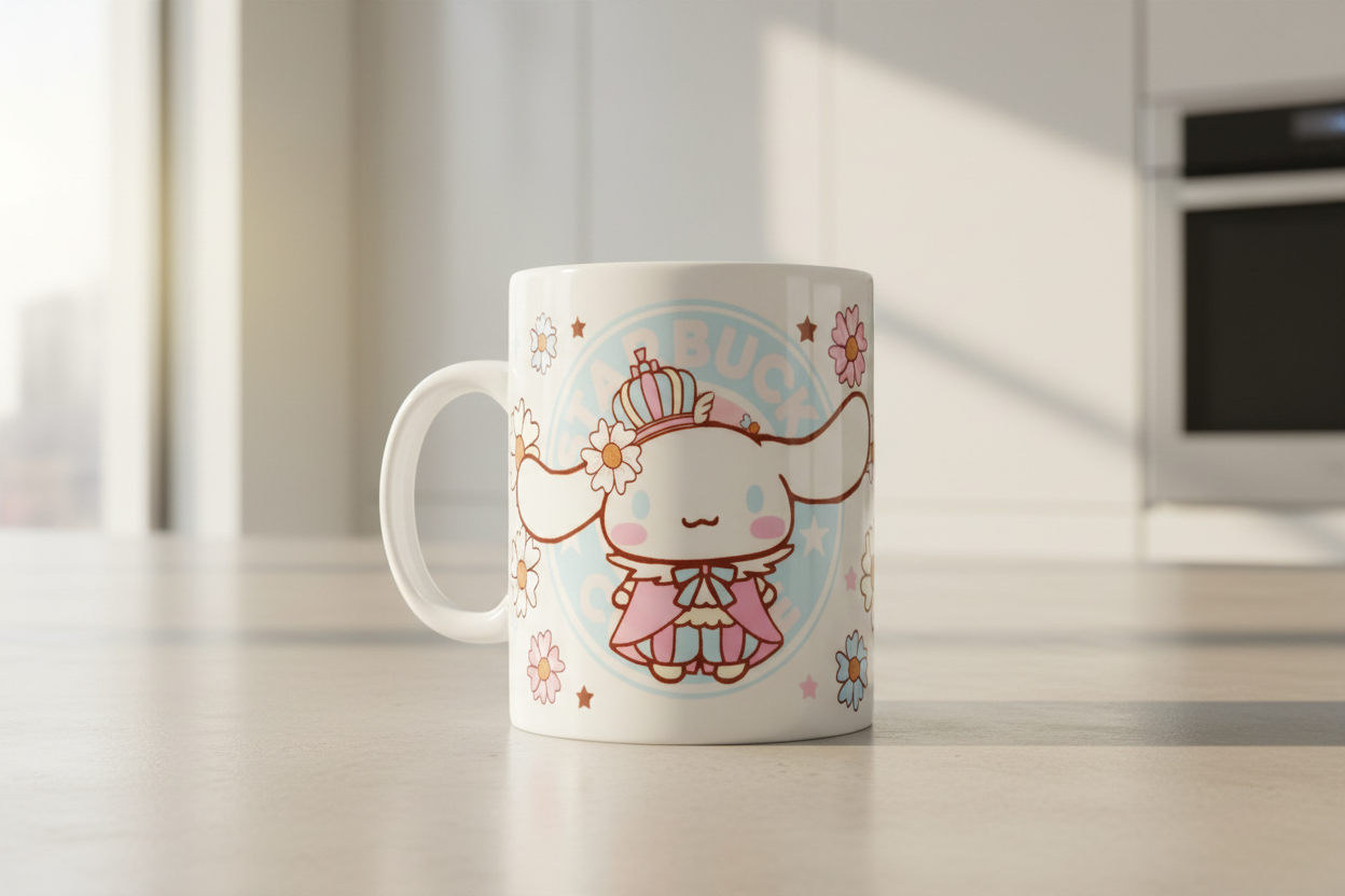 Cinnamon Roll Starbucks UVDTF wrap/hard surfaces sticker