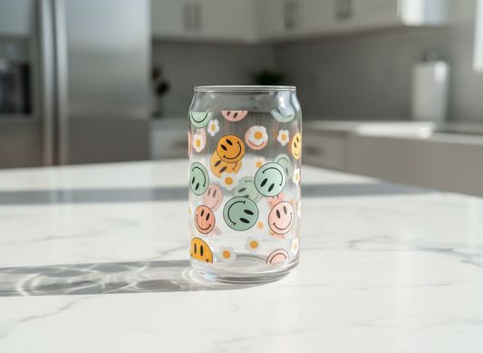 Happy Faces - UVDTF wrap for cups/hard surfaces sticker