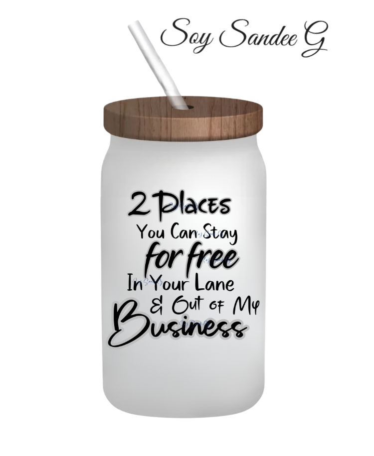 Out of my Business - UVDTF Decal for cups/hard surfaces sticker