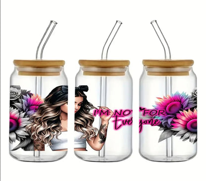 I'm not for Everyone - UVDTF Wrap for cups/hard surfaces sticker