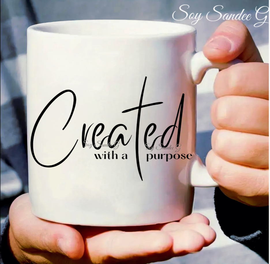 Created with a Purpose - UVDTF Decal for cups/hard surfaces sticker