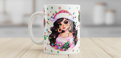 Latina Christmas - UVDTF Wrap for cups/hard surfaces sticker