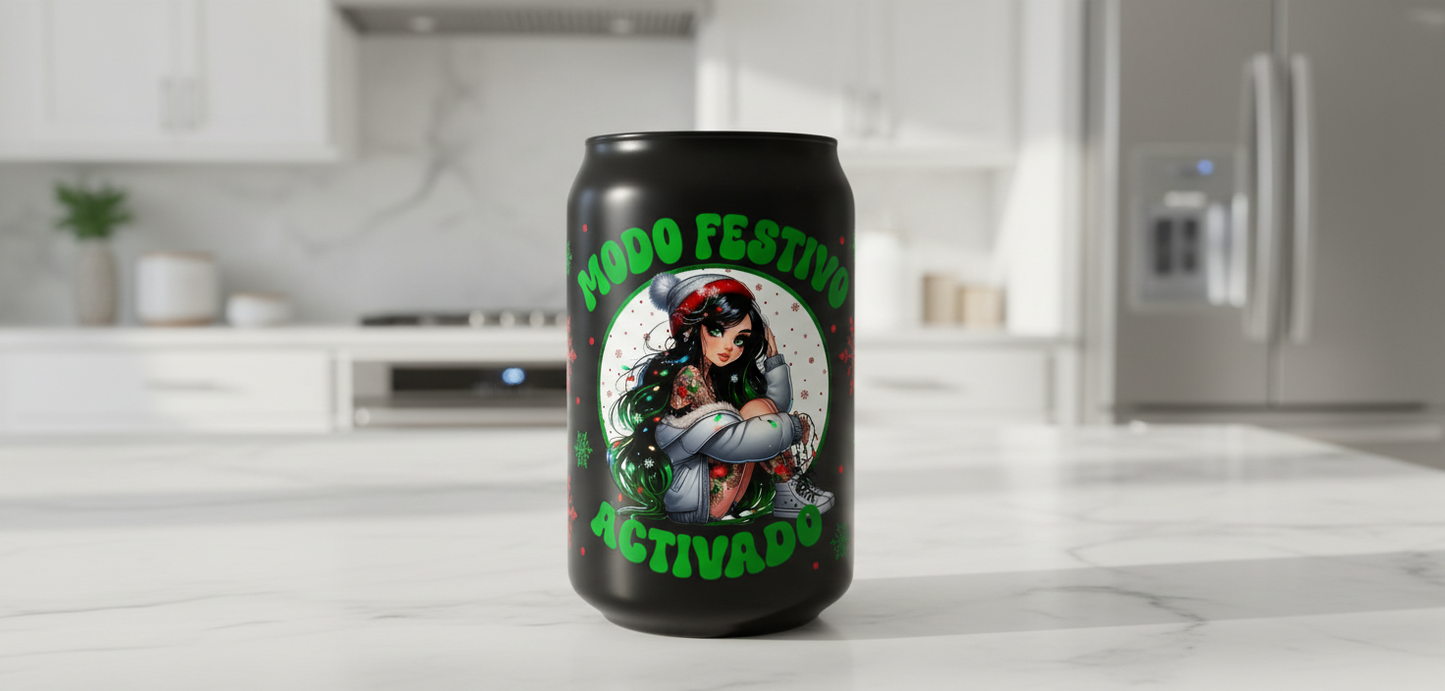 Modo Festivo (Festive Mode) - UVDTF wrap for cups/hard surfaces sticker