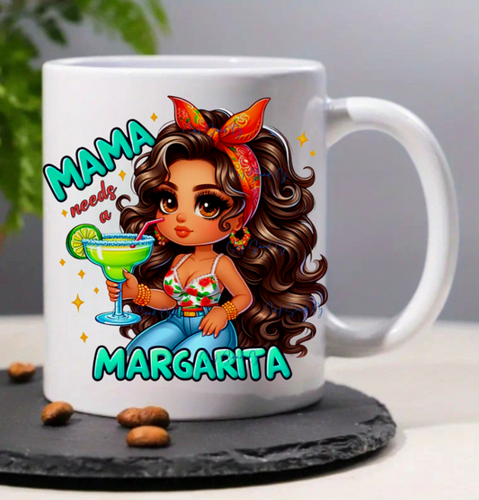 Mama needs a Margarita - UVDTF Decal for cups/hard surfaces