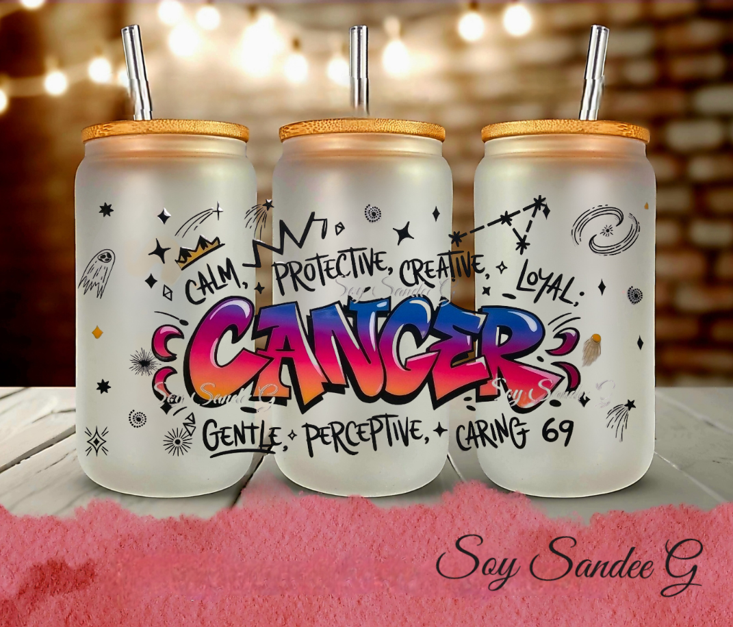 Graffiti Cancer - UVDTF Wrap for cups/hard surfaces sticker