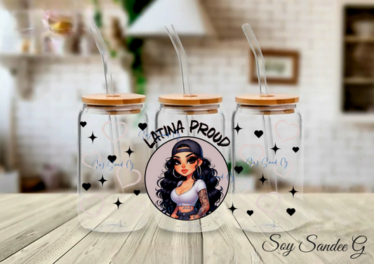 Latina Proud - UVDTF Wrap for cups/hard surfaces sticker