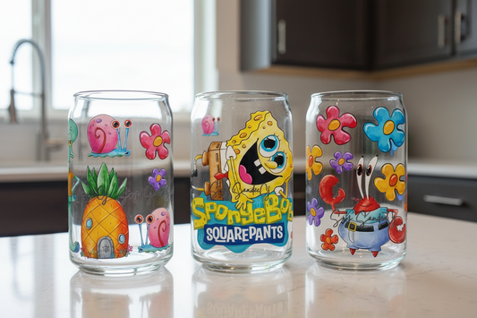 Spongebob & Friends - UVDTF wrap for cups/hard surfaces sticker