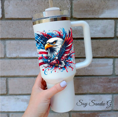 Patriotic Eagle #4 - UVDTF Decal for cups/hard surfaces sticker