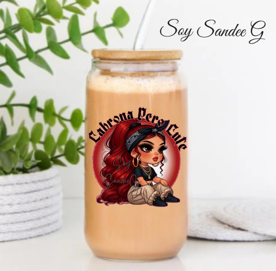 Cabrona Pero Cute - UVDTF Decal for cups/hard surfaces sticker