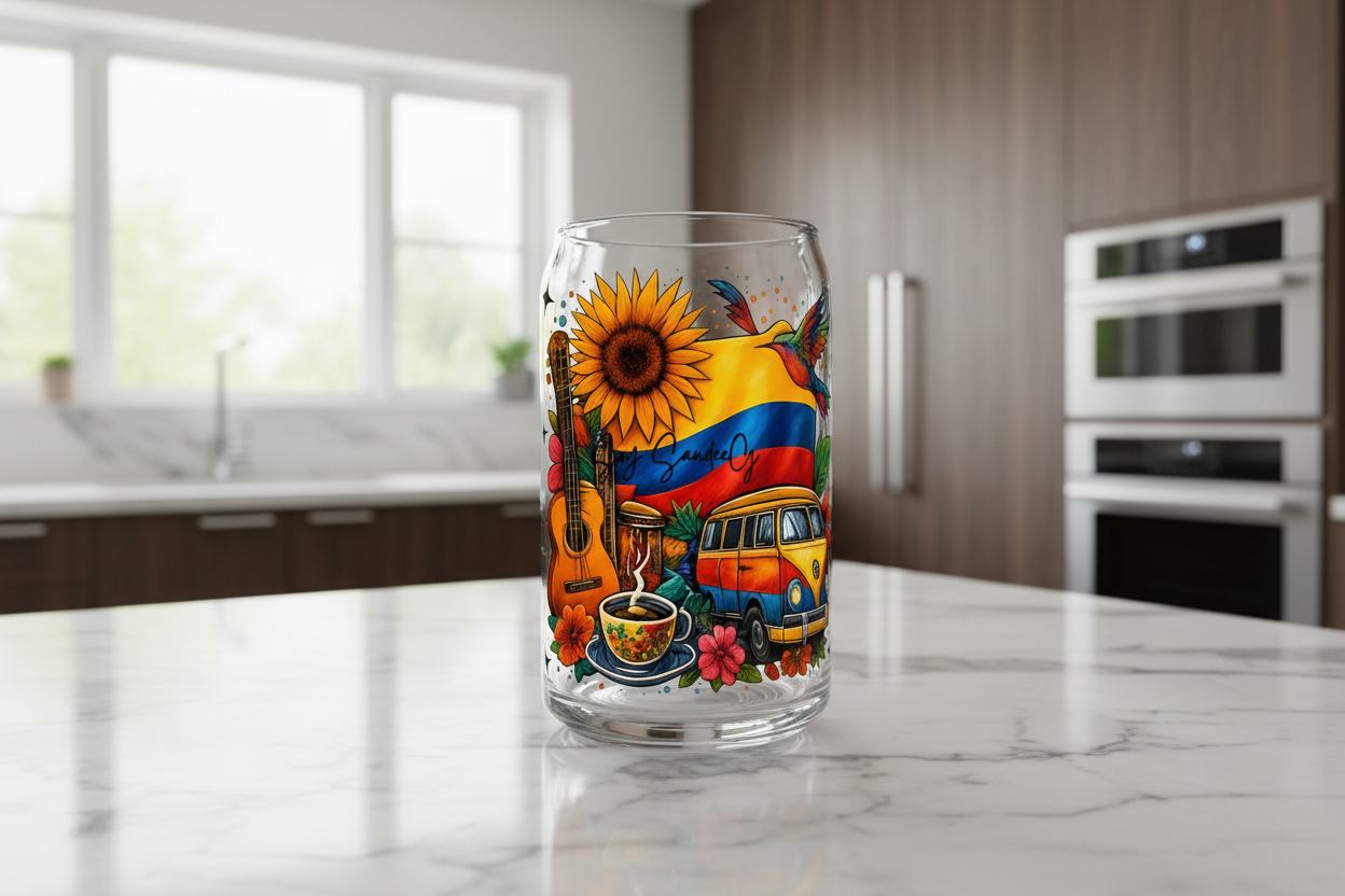 Colombia Cutie - UVDTF Wrap for cups/hard surfaces sticker