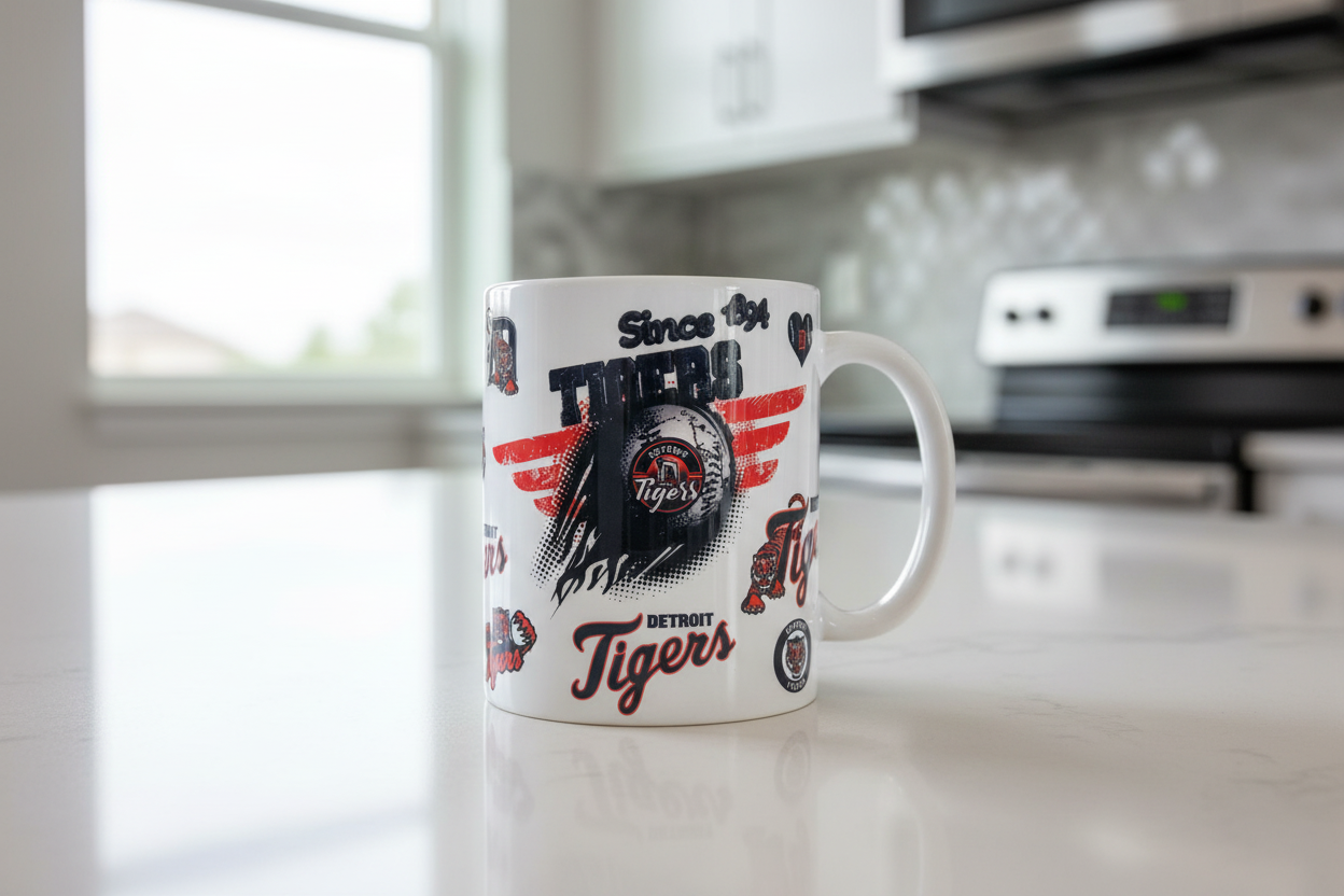 Detroit Tigers - UVDTF Wrap for cups/hard surfaces sticker