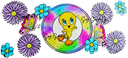 Happy Tweety - UVDTF wrap for cups/hard surfaces sticker