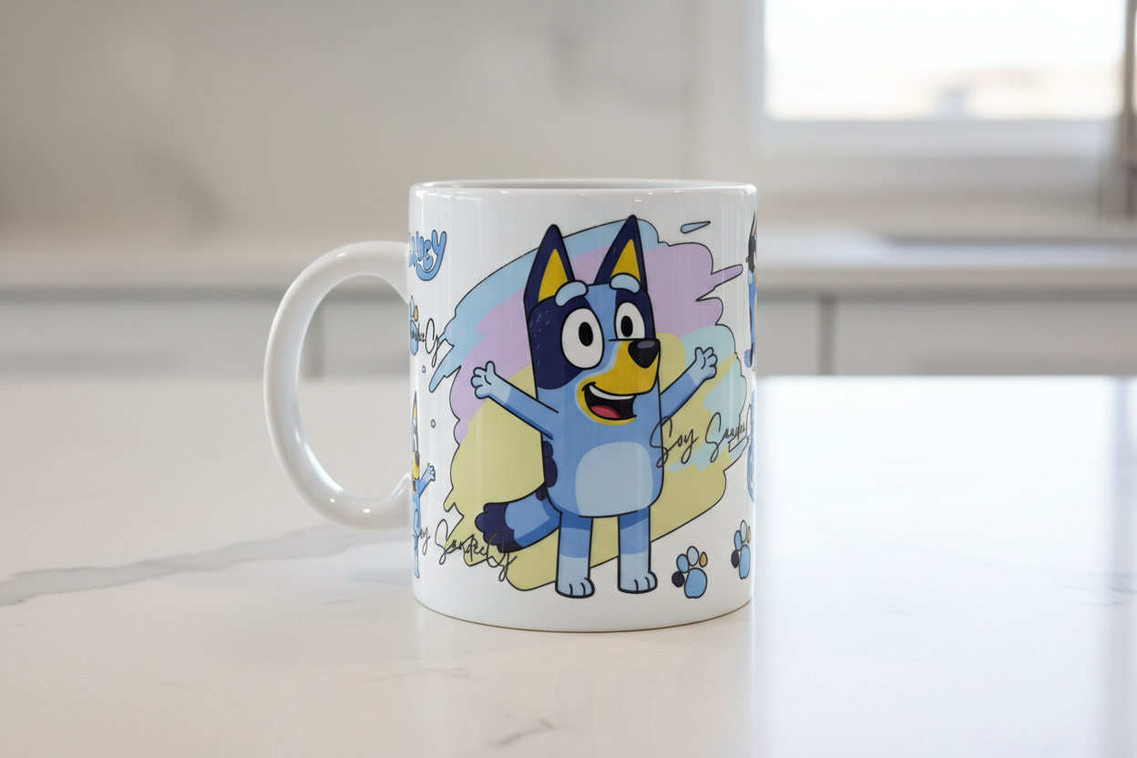 Bluey - UVDTF Wrap for cups/hard surfaces sticker