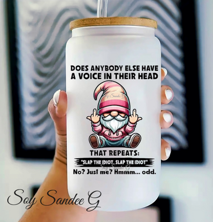 Does Anybody Else have a Voice - UVDTF Decal for cups/hard surfaces sticker