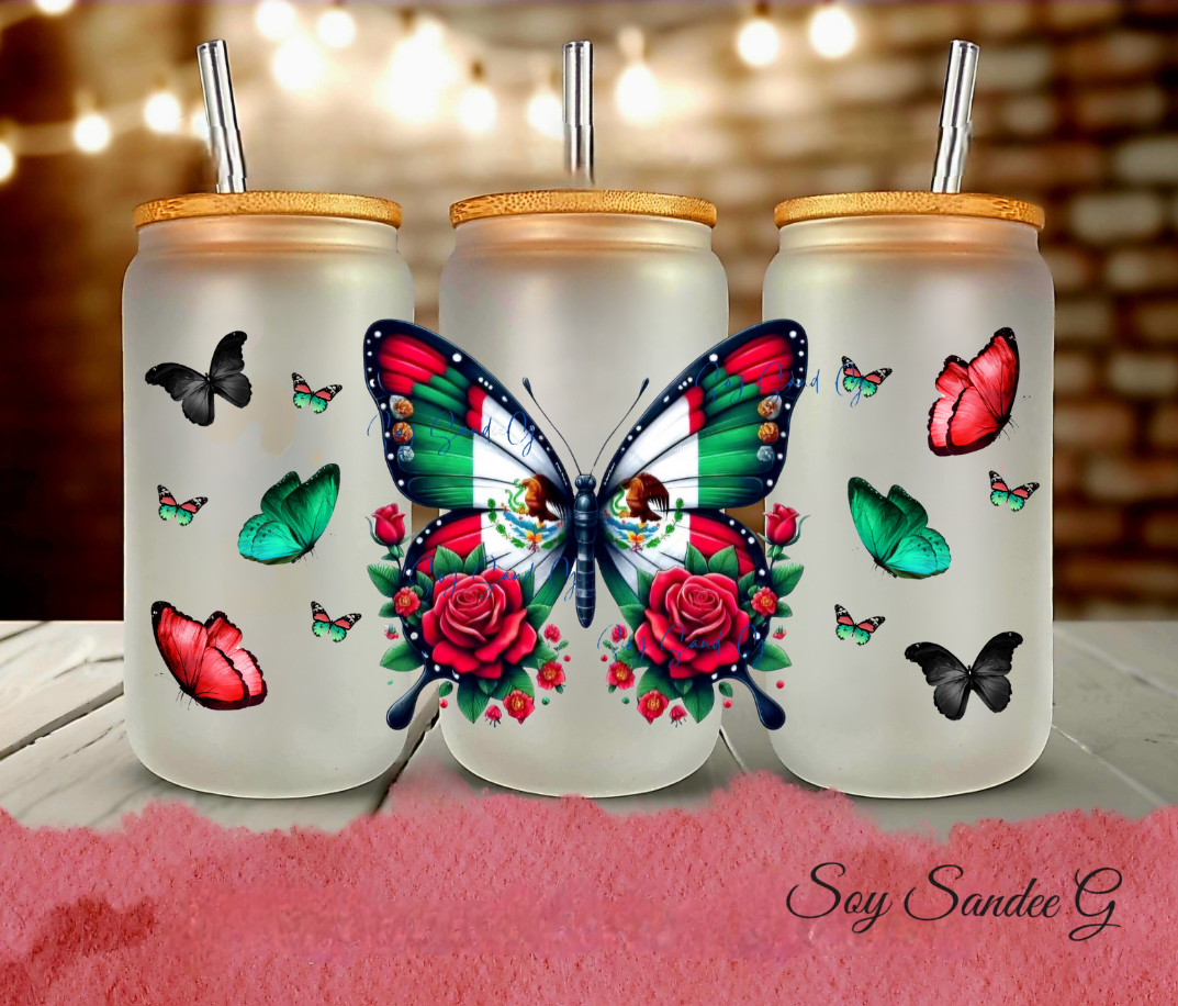 Mexican Butterflies - UVDTF Wrap for cups/hard surfaces