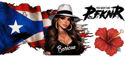 Yo Soy de PFKNR - UVDTF Wrap for cups/hard surfaces sticker