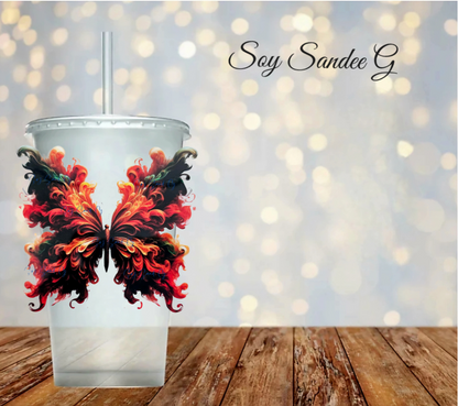 Calcomanía UVDTF Smoke Butterfly n.° 5