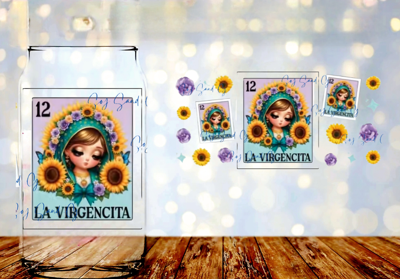 La Virgencita (Little Virgin) - UVDTF Wrap for cups/hard surfaces sticker