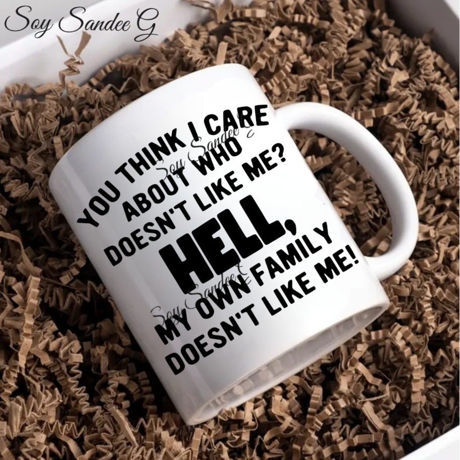 You Think I Care - UVDTF Decal for cups/hard surfaces sticker