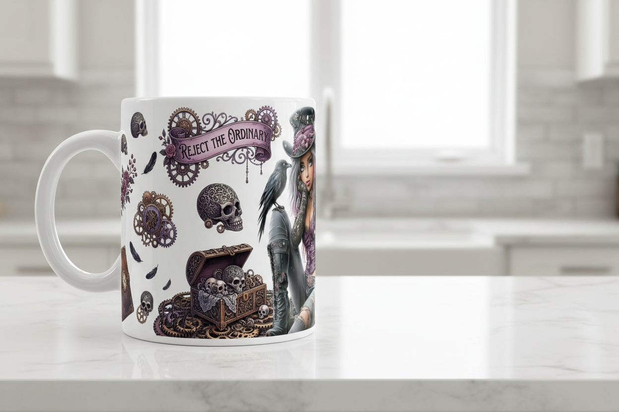 Reject the Ordinary - UVDTF wrap for cups/hard surfaces sticker
