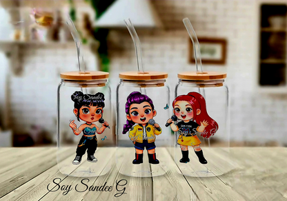 KPop - UVDTF Wrap for cups/hard surfaces sticker