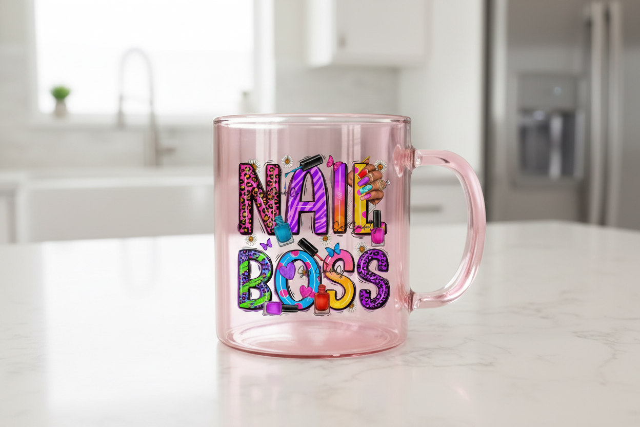 Nail Boss - UVDTF Decal for cups/hard surfaces sticker