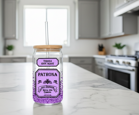 Envoltura UVDTF de tequila morado