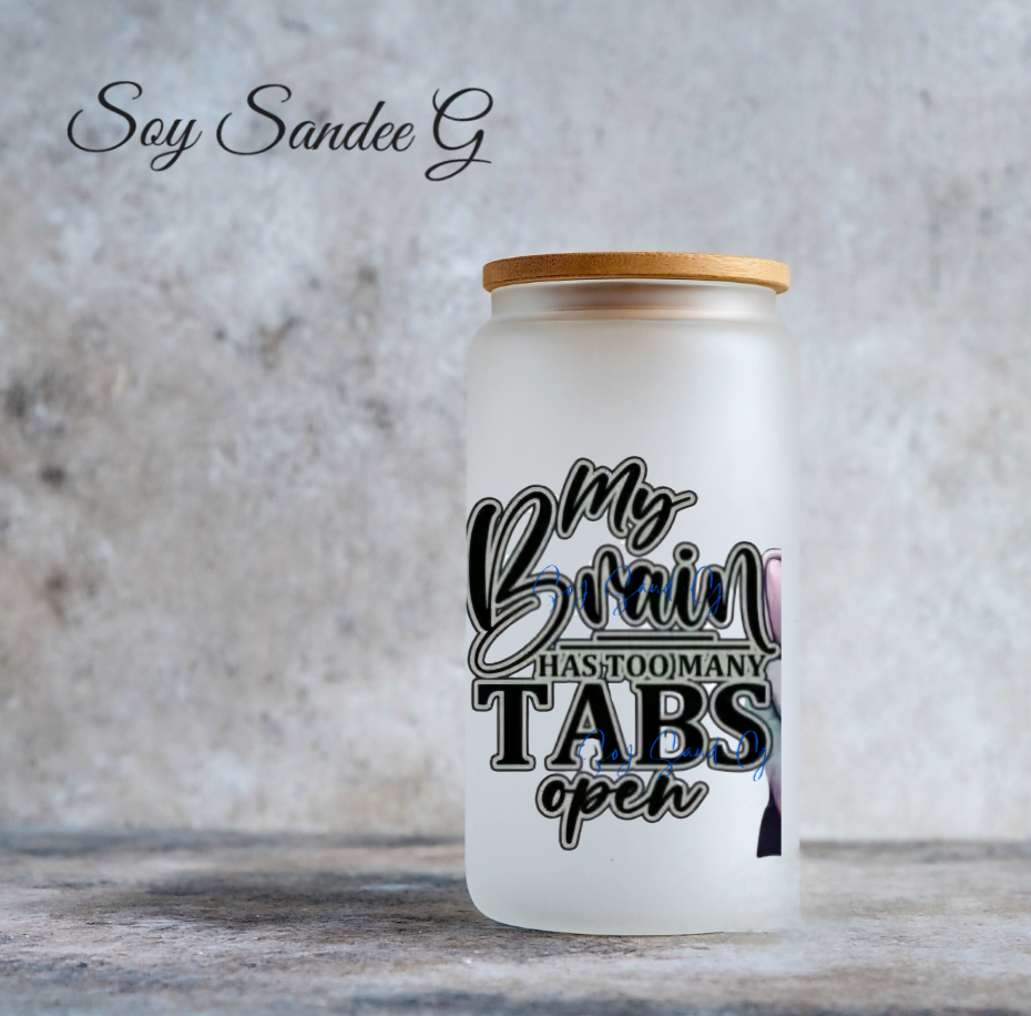 Mi cerebro tiene demasiadas pestañas abiertas - UVDTF Wrap