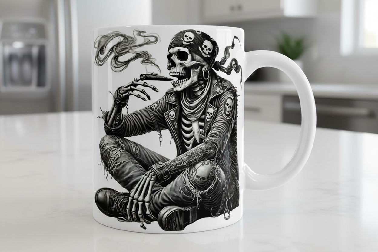 Biker Guy - UVDTF Decal for cups/hard surfaces sticker