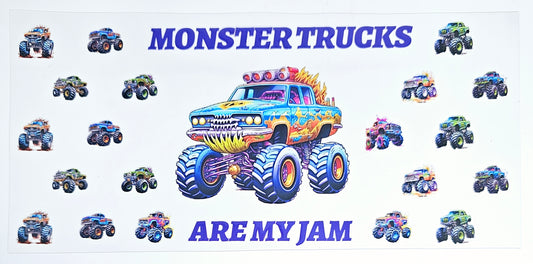 Los Monster Trucks son mi pasión. Envoltura UVDTF - 2