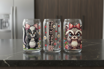 Fluff Off - UVDTF Wrap for cups/hard surfaces sticker