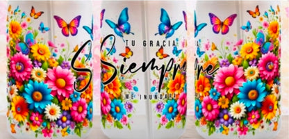 Tu Gracia Siempre - UVDTF Wrap for cups/hard surfaces sticker