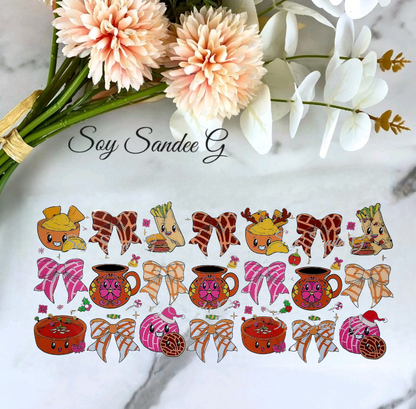 Talavera Jarras & Bows - UVDTF Wrap for cups/hard surfaces sticker