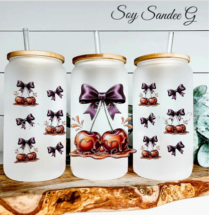 Golden Cherries - UVDTF Wrap for cups/hard surfaces sticker