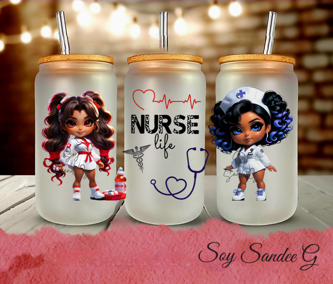 Nurse Life - UVDTF Wrap for cups/hard surfaces sticker