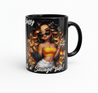 Classy with a Side of Savage - UVDTF Decal for cups/hard surfaces sticker