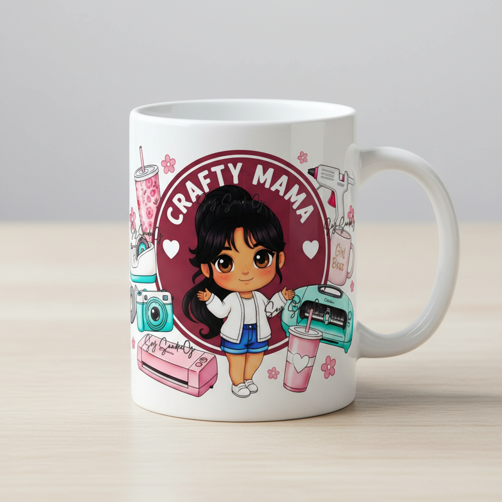 Crafty Mama - UVDTF Decal for cups/hard surfaces sticker