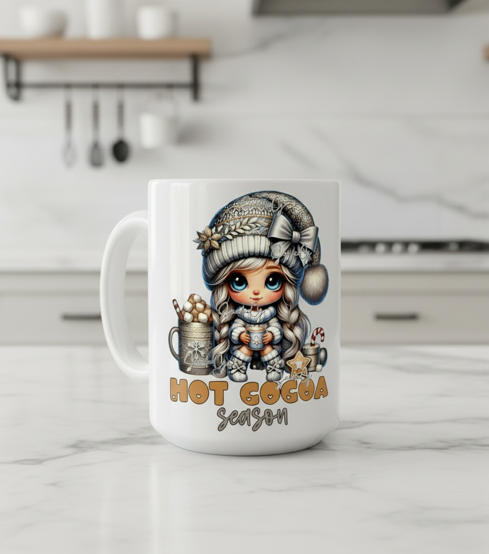 Hot Cocoa Season - UVDTF Decal for cups/hard surfaces sticker