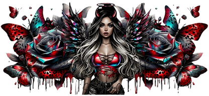 Devil Diva - UVDTF Wrap for cups/hard surfaces sticker