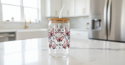 Mariposas de oro rosa: crecen a través de... envoltura UVDTF